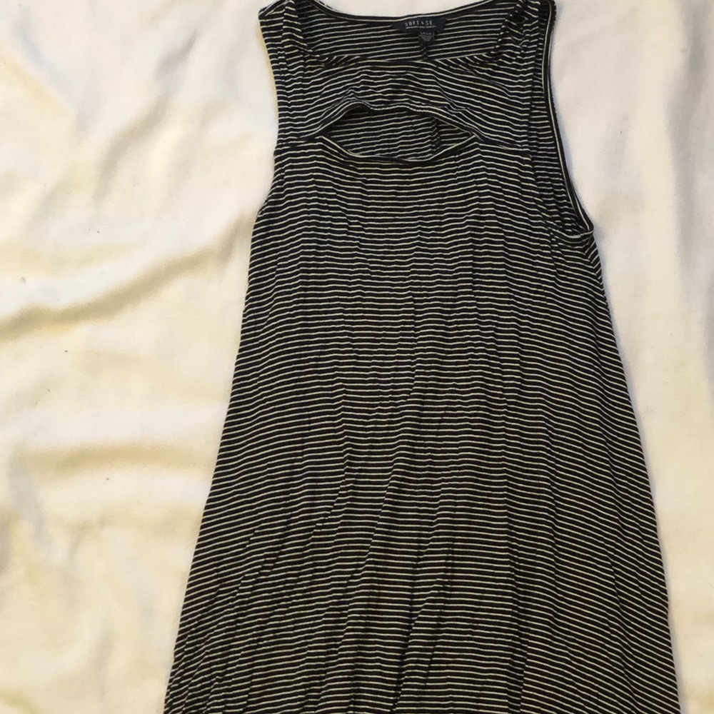Striped shift dress